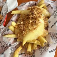 Loaded fries  at Beelzebab in Brighton