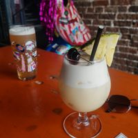 Piña colada at Beelzebab in Brighton