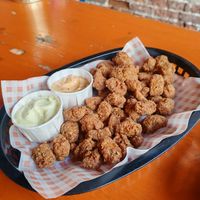 Popcorn chicken at Beelzebab in Brighton
