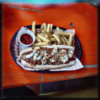 Chilidog at Beelzebab in Brighton