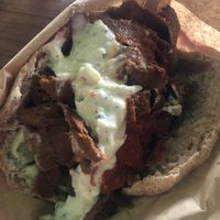 Beezlebab kebab on brown pita. So good! at Beelzebab in Brighton