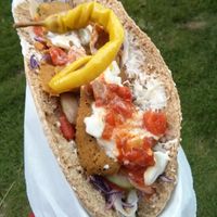 It's a kebab, so as expected it tastes better than it looks! at Beelzebab in Brighton