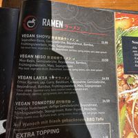 Ramen Menu  at Sushi & Ramen IMAKI 1961 - Kreative Japanische Fusionsküche in Berlin