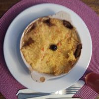 Empadão de legumes / Veggie Shepard's Pie (vegan) at Meraki - Leiria in Leiria