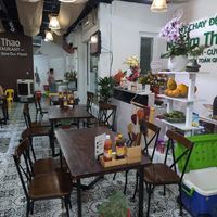 Inside at Madam Thao Vegan Restaurant in Da Nang