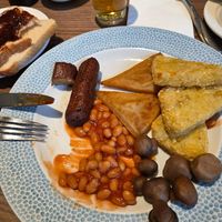 Cooked vegan breakfast - ordered and brought to table instead of buffer options. at The Meikle in Crieff