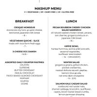 menu at Wiltshire Pantry Bakery and Café - Nulu in Louisville