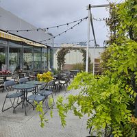 The terrace at W_Space in Baku