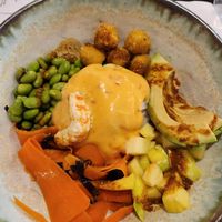 (Vegan) sushi poke at Restaurante Oslo in Valencia