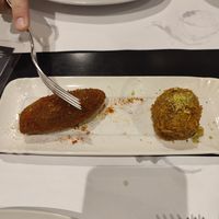 Vegan Croquetas 2,20€ each at Restaurante Oslo in Valencia