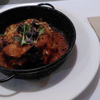 Vegan moussaka at Restaurante Oslo in Valencia