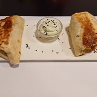 Miso sesame wrap at Restaurante Oslo in Valencia