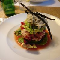 'Seafood' salad starter type thing at Restaurante Oslo in Valencia