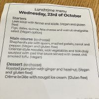 Fixed menu in October 2024 at Restaurante Oslo in Valencia