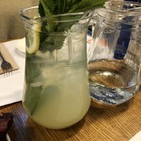 limonade jar   at Restaurante Oslo in Valencia