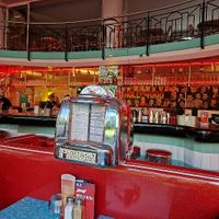 Decoración Dinner Americano años 50-60 at Route 66 Diner in Berlin