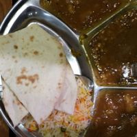 Vegan thali at Om Vegetarian - Capitol Arcade in Melbourne