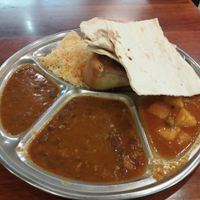 My  vegan lunch at Om Vegetarian - Capitol Arcade in Melbourne