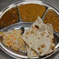 All you can eat thali  at Om Vegetarian - Capitol Arcade in Melbourne