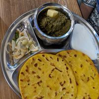 Saag at Om Vegetarian - Capitol Arcade in Melbourne