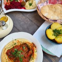 Hummus at Burekas in Kosice