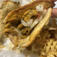 Close up  at Big Fat Vegan in Atlanta