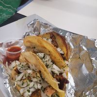 Lions mane tacos at Big Fat Vegan in Atlanta