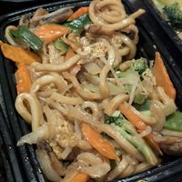Veggie Udon (Has fried EGG) at Fire Wok in Windsor Locks