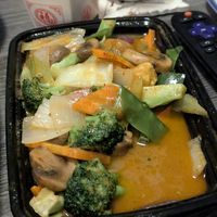 Malaysian veggies at Fire Wok in Windsor Locks