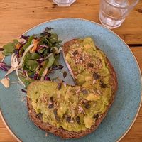 A reliable option, bit stingey on the avo though ... at Cobbles and Clay - The Art Cafe in Haworth