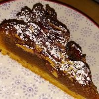 Warm pecan pie - nom nom! at Cobbles and Clay - The Art Cafe in Haworth