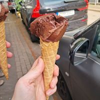 Schokolade Sorbet at Creme Eis in Wuppertal
