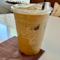 Sammie's Sunrise Iced Latte at Stellow Coffee & Floral in Chamblee