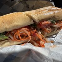 Spicy Thai Sandwich   at SABOR Food Truck (Part of Sonoma Family Meal) in Petaluma
