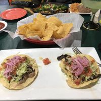 Portobello mushroom tortillas, veggie fajitas   at Jose's Cantina in St Ignace