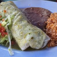 Vegan Portobello enchilada at Jose's Cantina in St Ignace