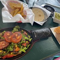 Vegetable fajitas (no dairy)   at Jose's Cantina in St Ignace