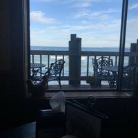 View from our table, Lake Huron  at Jose's Cantina in St Ignace