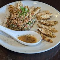 Quinoa salad with optional chicken at Cozy Cafe & Restaurant in Bethlehem