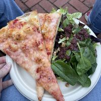 Pete’s original pie with vegan cheese   at Pete's New Haven Style Apizza in Washington