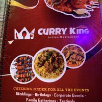 Menu cover   at Curry King Indian Restaurant in Crescent City