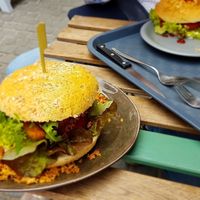 No chicken burger at VegaVerso in Leuven