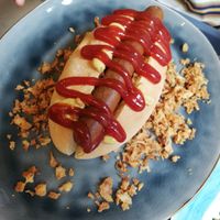 Hotdog at VegaVerso in Leuven