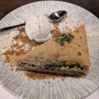 Baklava at Coconut Restaurant in Rhodes