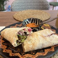 Falafel Wrap  at Samarkind Cafe in Samarkand