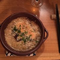 Porcino mushroom gratin with creamy mushroom sauce at Harukucchii in Fujisawa