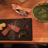 Decadent chocolate and carob cake , Green tea tiramisu  at Harukucchii in Fujisawa