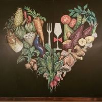 beautiful artwork! at Harukucchii in Fujisawa