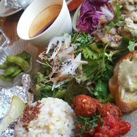 Mixed plate. at Harukucchii in Fujisawa