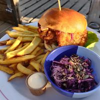 Mushroom burger at The Fat Mermaid - The Hague in The Hague
